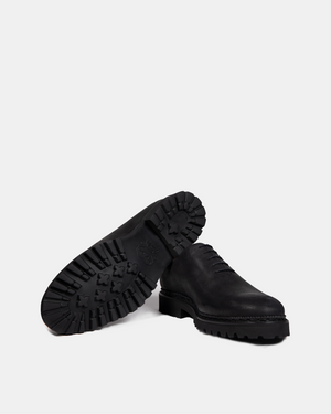 Miquel uR - Black Waxed Suede - 780