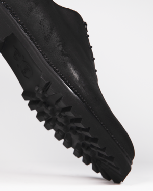 Miquel uR - Black Waxed Suede - 780