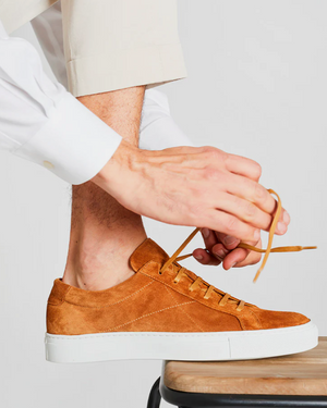 UNO - COGNAC SUEDE - IVORY