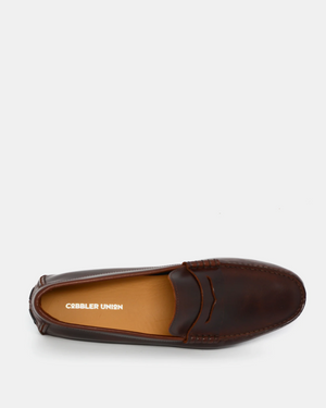 Barcelona Penny Strap - Brown Calf