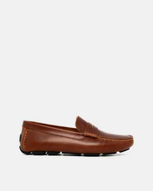 Barcelona Penny Strap - Cognac Calf