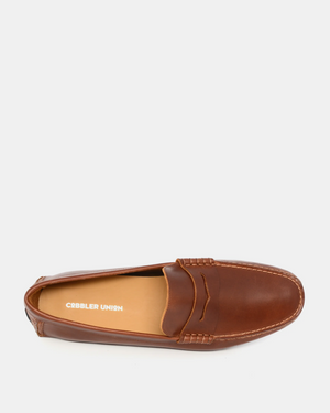 Barcelona Penny Strap - Cognac Calf