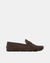 Barcelona Penny Strap - Olive Suede