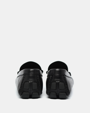 Black Leather Driving Shoes