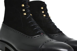 Outlet - Guillaume - Black Calf | Suede - Soho