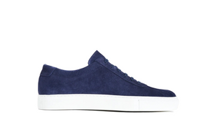 Due - Navy Suede - Ivory