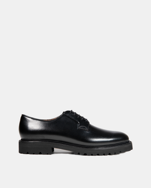Black Alcazar Derby Shoe