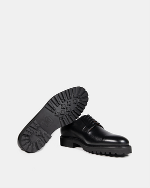 Black Alcazar Derby Shoe
