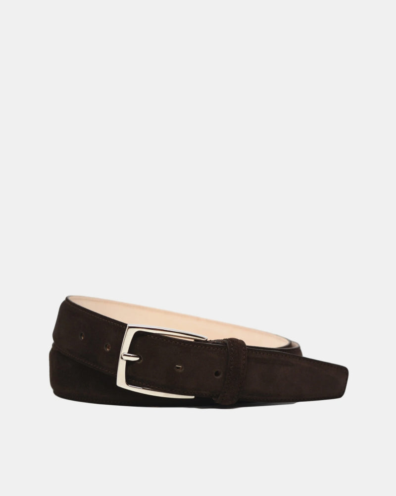Matching Belt - Brown Suede